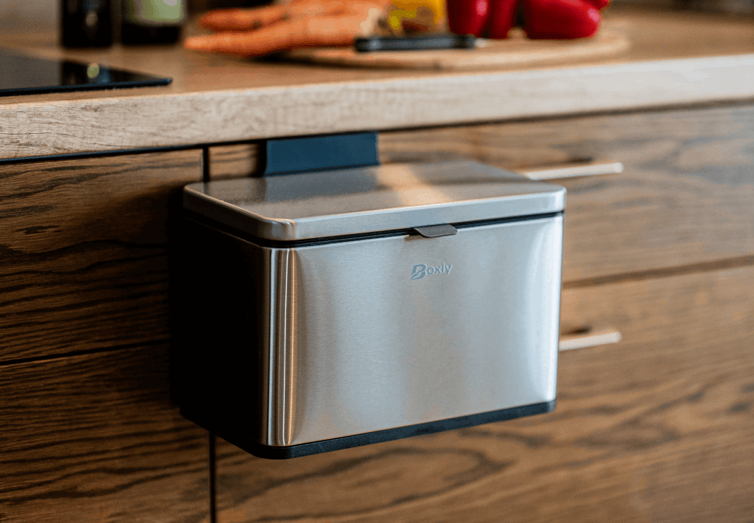 Boxly bio prügikast 3L. Biojäätmete sorteerimine. Biojäätmete prügikast.